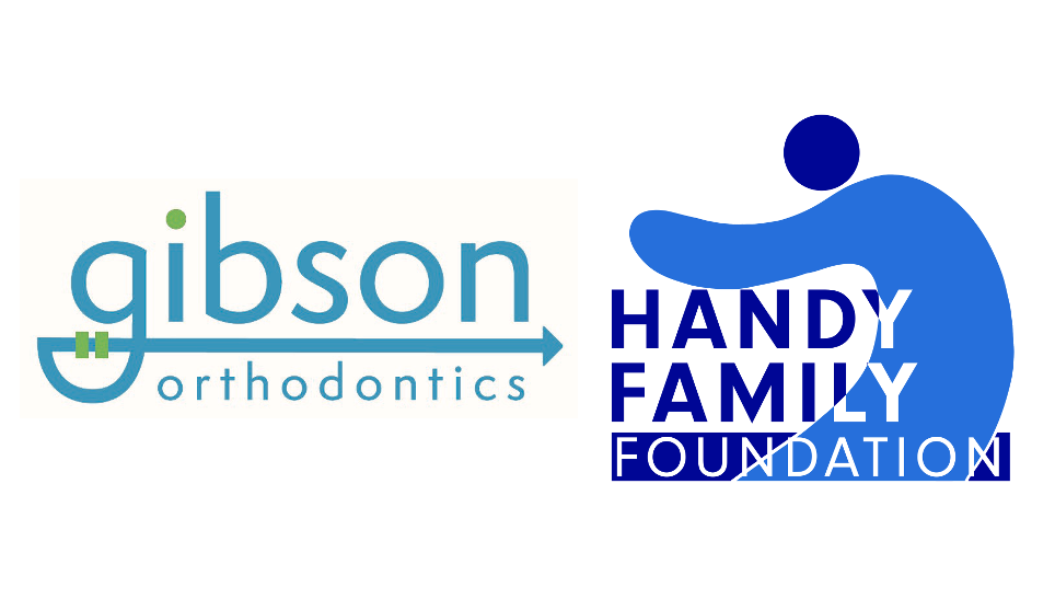 Gibson Orthodontics and Handy Family Foundation sponsors logos